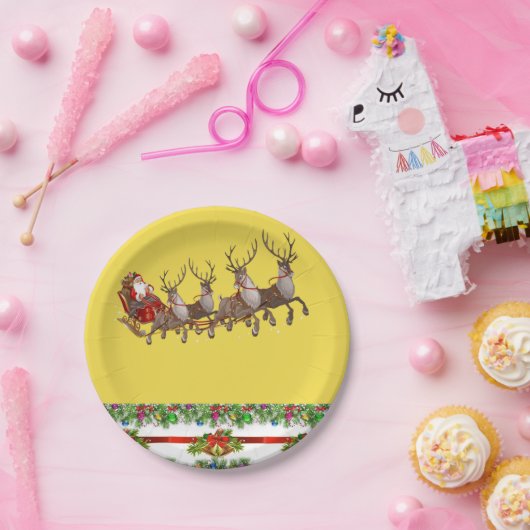 Paper Tellers Weihnachten Pappteller (Party)