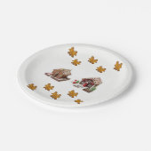 Paper Tellers Weihnachten Pappteller (Schrägansicht)