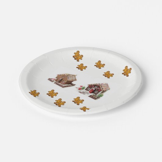 Paper Tellers Weihnachten Pappteller (Schrägansicht)