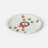 Paper Tellers Weihnachten Pappteller (Schrägansicht)