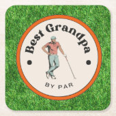 Paper Untersetzer - Bester Opa von Par (Vorderseite)