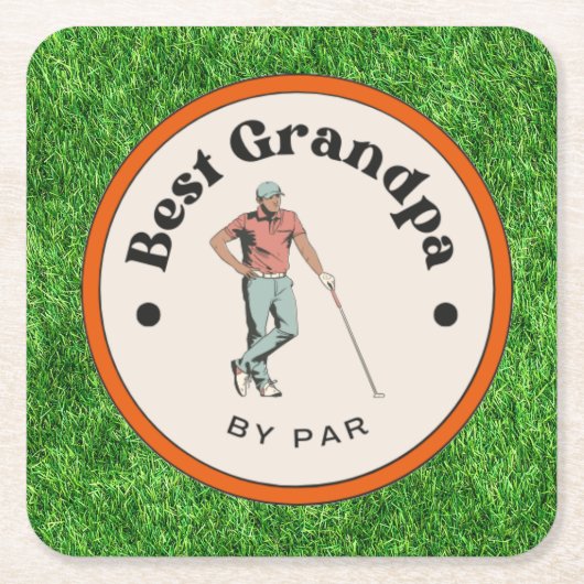 Paper Untersetzer - Bester Opa von Par (Vorderseite)