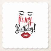 Paper Untersetzer - Das ist mein Geburtstag (Vorderseite)