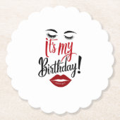 Paper Untersetzer - Das ist mein Geburtstag (Vorderseite)