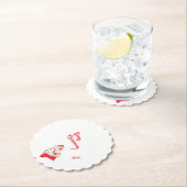 Paper Untersetzer: Frohe Weihnachten Untersetzer (Vor Ort)