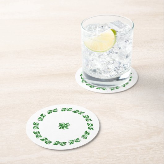 Paper Untersetzer - Holly Wreath (Vor Ort)