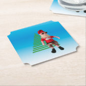 Paper Untersetzer - Leisure Santa (angewinkelt)