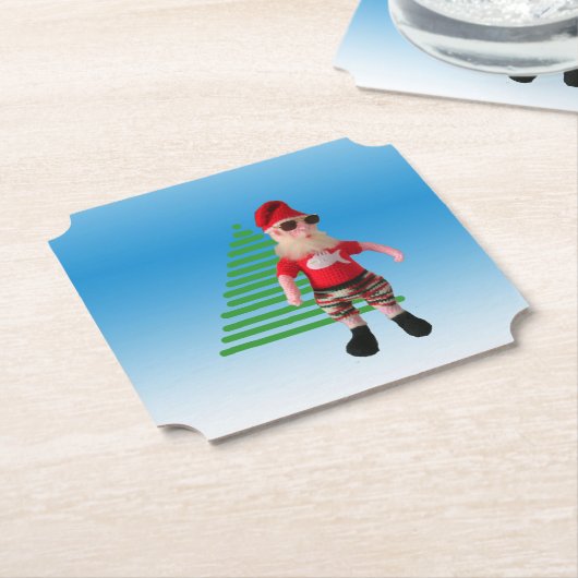 Paper Untersetzer - Leisure Santa (angewinkelt)