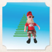 Paper Untersetzer - Leisure Santa (Vorderseite)