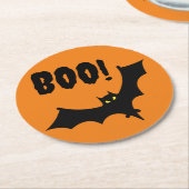 Paper Untersetzer Set von sechs - Boo! Bat Hallowe (Angewinkelt)