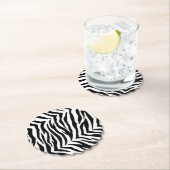 Paper Untersetzer Set-Zebra Print (Vor Ort)