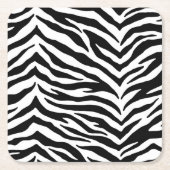 Paper Untersetzer Set-Zebra Print (Vorderseite)