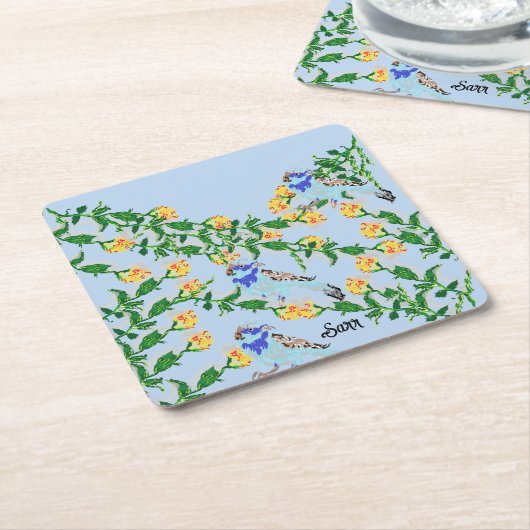 Paper Untersetzer : Singing Sparrows (angewinkelt)