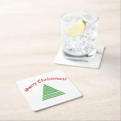 Paper Untersetzer - Stilisierter Baum mit geschlif (Vor Ort)