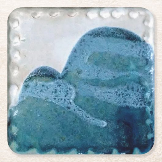 Paper Untersetzer Vintag 1985 Mt Tamalpais Design (Vorderseite)