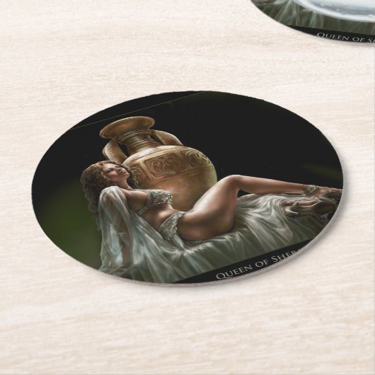 Paper Untersetzer w/Queen of Sheba von Lindsay Arc (Angewinkelt)