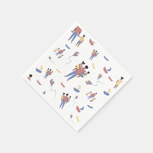 Paperbuch zum Vater Napkins Serviette (Ecke)