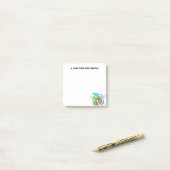 Paperclips eine Anmerkung des Lehrers Post-it Klebezettel (Auf Schreibtisch)