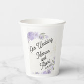 papercup for wedding pappbecher (Rückseite)