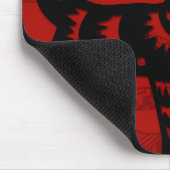 Papercut Chinese Dog Year Zodiac Birthday Mousepad (Ecke)