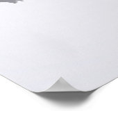 Papercut Dee im Wald Poster (Ecke)
