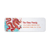 Papercut Dragon Chinesischer Montag Neujahr 2024 R (Vorne)