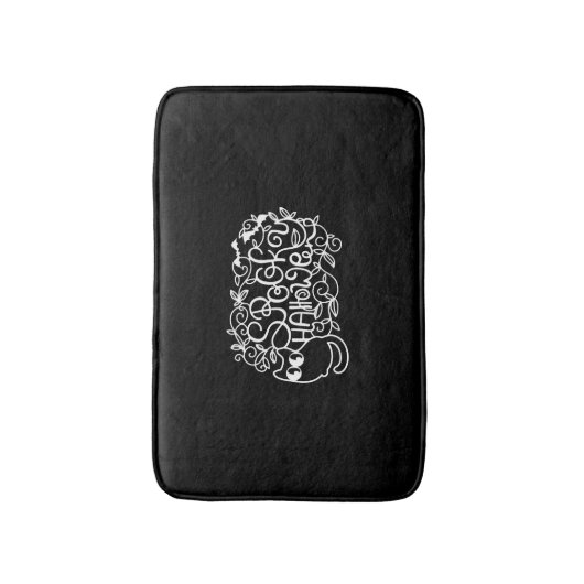 Papercut Halloween Spookween Badematte (Vorderseite Vertikal)