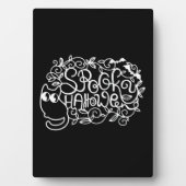 Papercut Halloween Spookween Fotoplatte (Vorderseite)