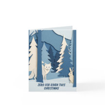 Papercut Holidays | Alpen-Wald sarkastische Weihna