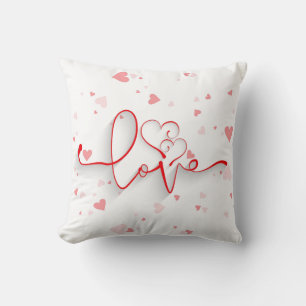 Papercut Liebe und Herz Kissen
