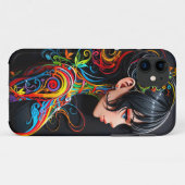 Papercut Pop Art Beauty ( 1 ) Case-Mate iPhone Hülle (Rückseite (Horizontal))