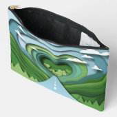 Papercut Road Accessory Pouch Travel Bag Zubehörtasche (Offen)