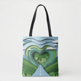 Papercut Road Shopping Errand Tote Bag Tasche