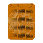 Papercut Rooster Calendar 2017 Farbe auswählen Magnet (Vertikal)