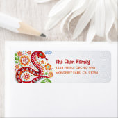 Papercut Snake Chinesischer Lunar Neujahr 2025 Mod (Insitu)