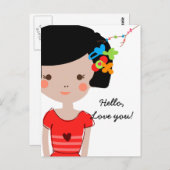 Paperfruit Yosola Postcard Postkarte (Vorne/Hinten)