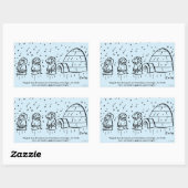 Papergewicht Rechteckiger Aufkleber (Blatt)