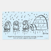 Papergewicht Rechteckiger Aufkleber (Vorderseite)