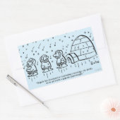 Papergewicht Rechteckiger Aufkleber (Umschlag)