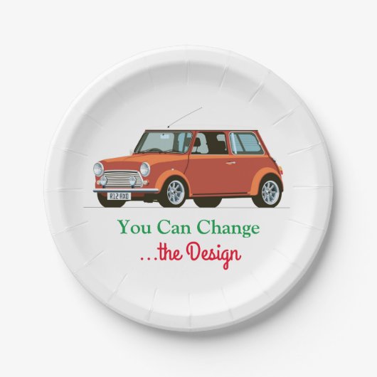 #PaperPlate #ClassicCars #CarDesignPaperPlate Papa Pappteller (Vorderseite)