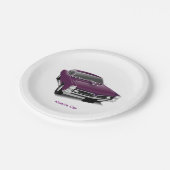 #PaperPlate #MuscleCar #CarDesignPaperPlate Pappteller (Schrägansicht)