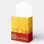 Paperschnitt 2026 für rotes Gold Geschenkschachtel (Geöffnet)