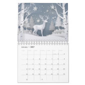 Paperschnitt-Tierkalender Kalender (Jan 2027)