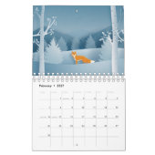 Paperschnitt-Tierkalender Kalender (Feb 2027)