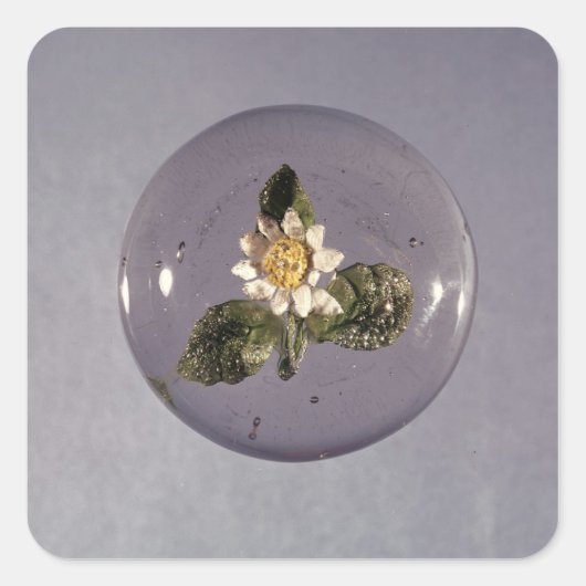 Paperweight, Pantin Workshop, c.1850 Quadratischer Aufkleber (Vorderseite)