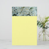 Paperwhite Narcissus Delikate Weiße Blume Briefpapier (Stehend Vorderseite)