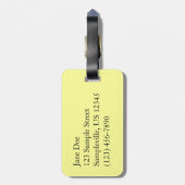 Paperwhite Narcissus Delikate Weiße Blume Gepäckanhänger (Rückseite vertikal)