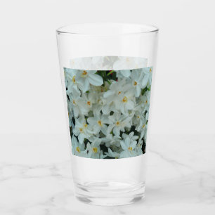 Paperwhite Narcissus Delikate Weiße Blume Glas