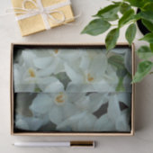 Paperwhite Narcissus Delikate Weiße Blume Seidenpapier (Geschenk)