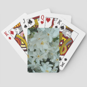 Paperwhite Narcissus Delikate Weiße Blume Spielkarten